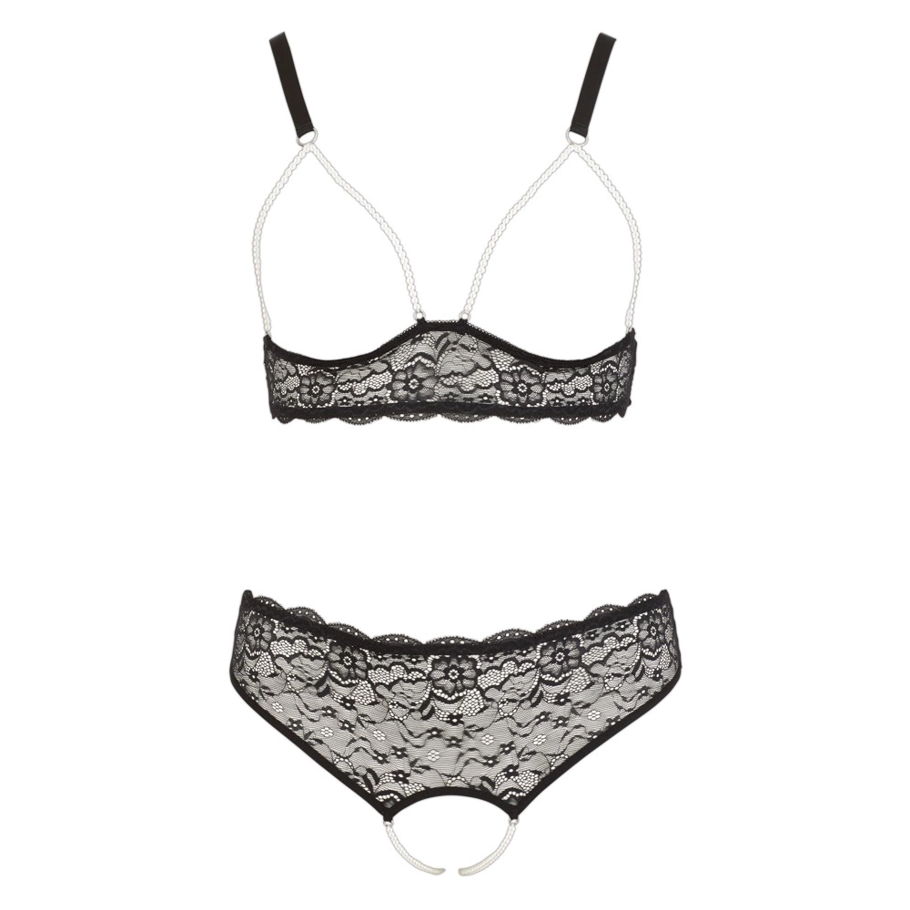Cottelli CURVES Pearl Set Black L slika 6