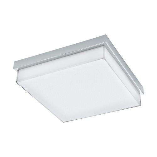 Eglo Isletas plafonjera/1, led, 23,5w, 2900lm, ip44, krom/bijela  slika 1