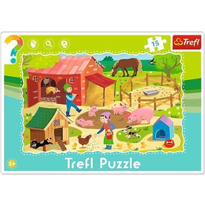 Trefl Puzzle baby 15 s okvirom 