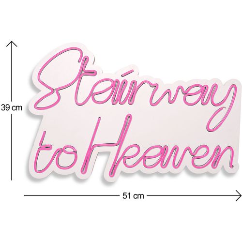 Wallity Ukrasna plastična LED rasvjeta, Stairway to Heaven - Pink slika 5