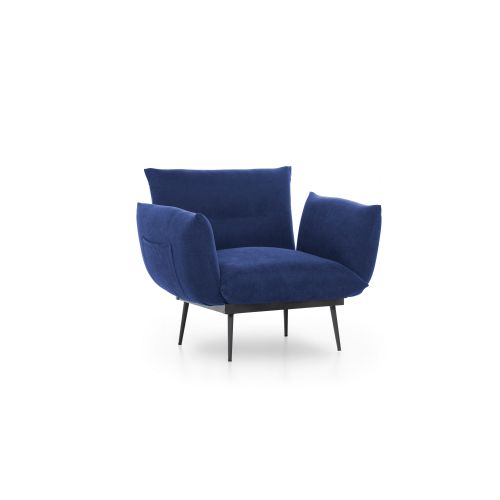 Atelier Del Sofa Fotelja, Mornarsko plava, Jax Solo - Navy Blue GR125 slika 4