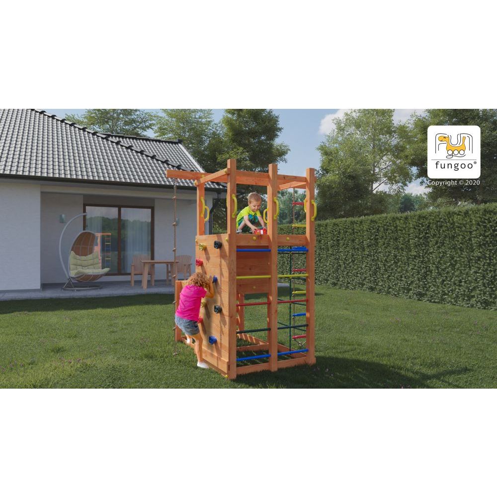 Fungoo Set CLIMBING STAR 1 - Drveno dječije igralište slika 2