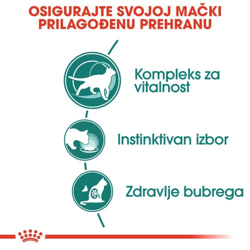 ROYAL CANIN FHN Instinctive 7+ Gravy, potpuna hrana u vrećici za  odrasle mačke starije od 7 godina, komadići u umaku, 12x85 g slika 5