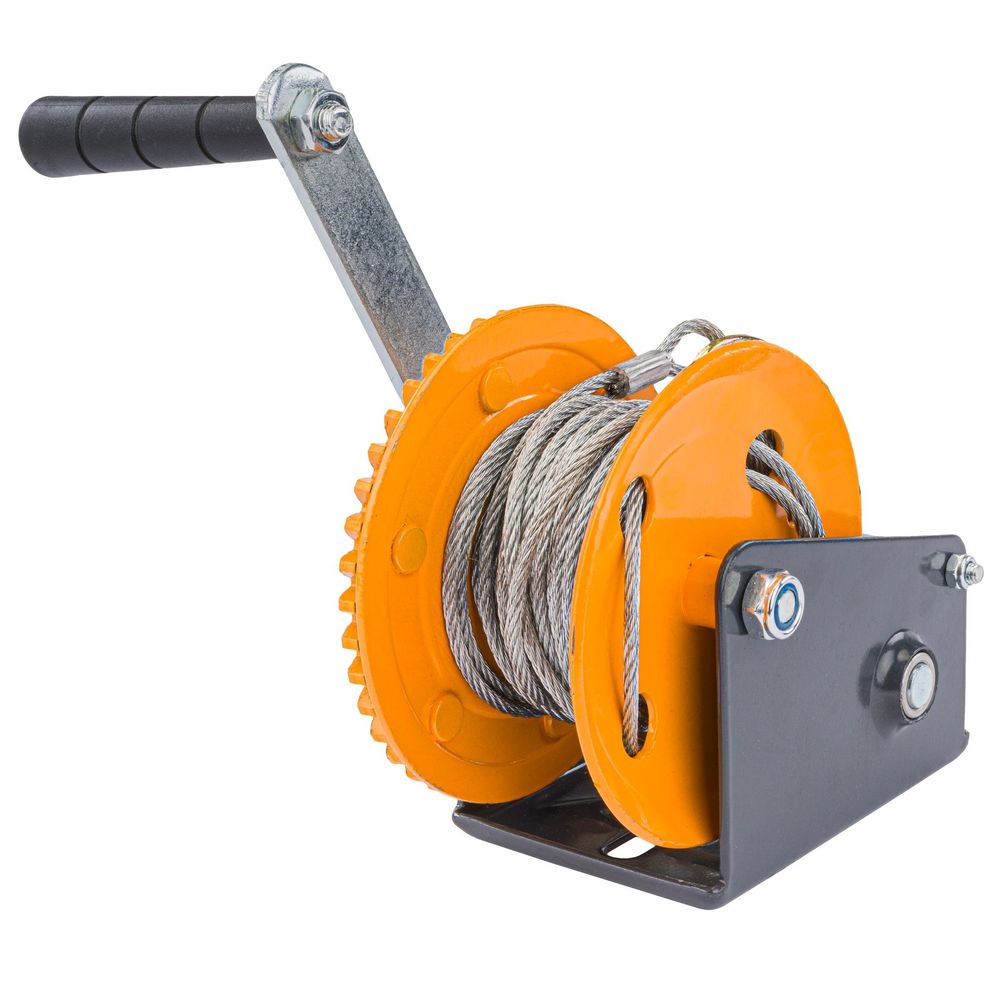 Powermat ručno vitlo s čeličnim užetom 545 kg 10 m PM-WRC-545T slika 3