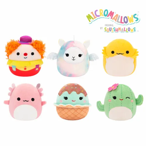 Squishmallows Micromallows 6cm - 6 komada (Archie, Maaya, Maritza, Bimbi, Rodry, Lucy-May) slika 1