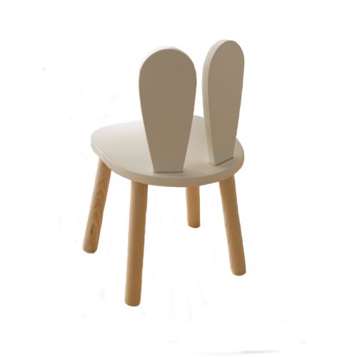 Woody Fashion Dječja stolica BUNNY CHAIR, bijela boja slika 3