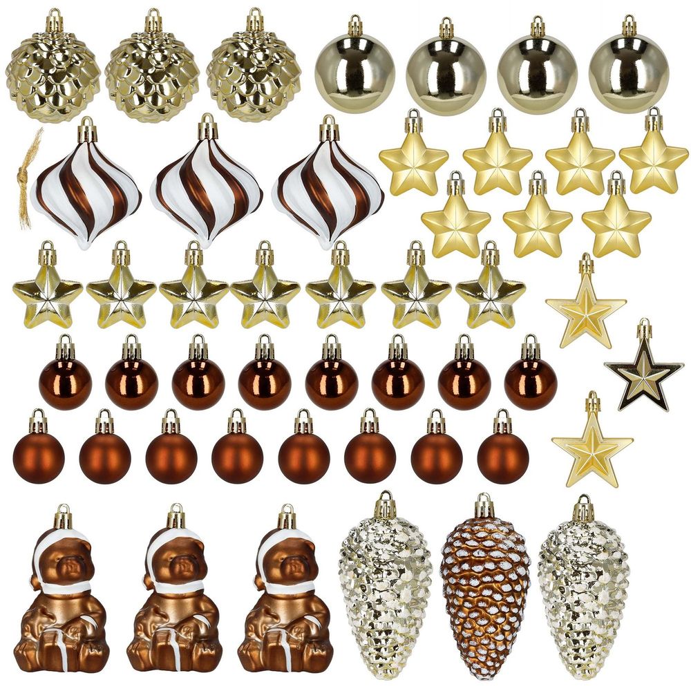 Ca0968 set božićnih kuglica 48 kom. slika 1