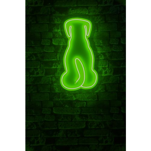 Wallity Ukrasna plastična LED rasvjeta, Doggy - Green slika 2