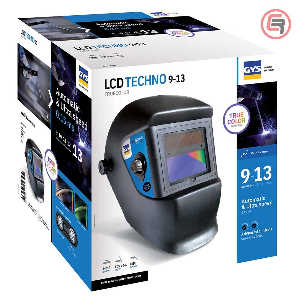 Gys Maska Za Zavarivanje Automatska LCD Techno 9/13 True Color - 065048 slika 5