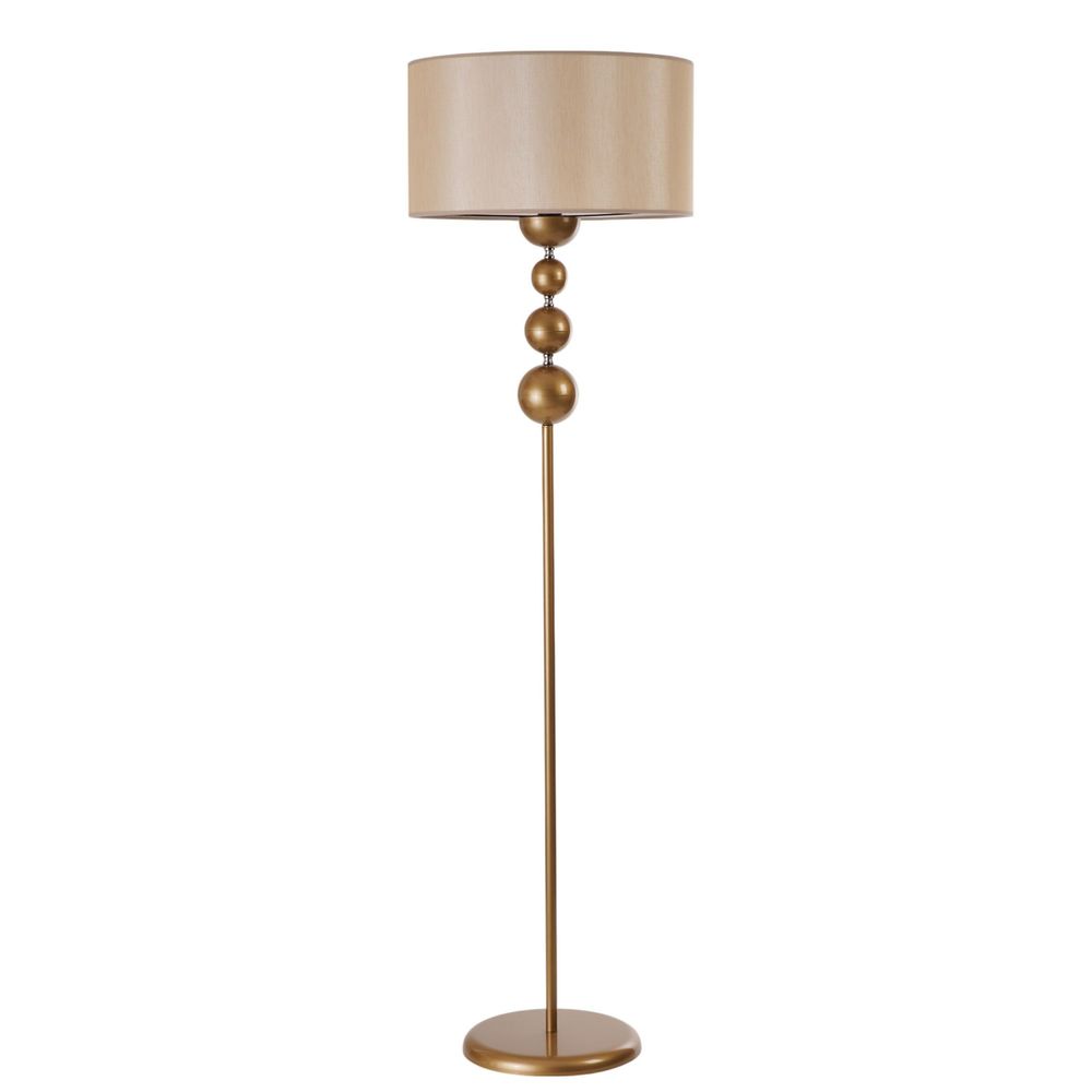 Opviq Podna lampa 252, bež, zlatna slika 3