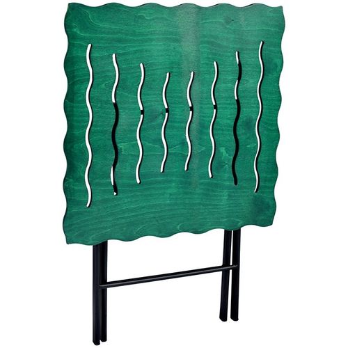Floriane Garden Set vrtnih stolova i stolica (3 komada), zelena crna boja, Bistro Set 6 slika 6