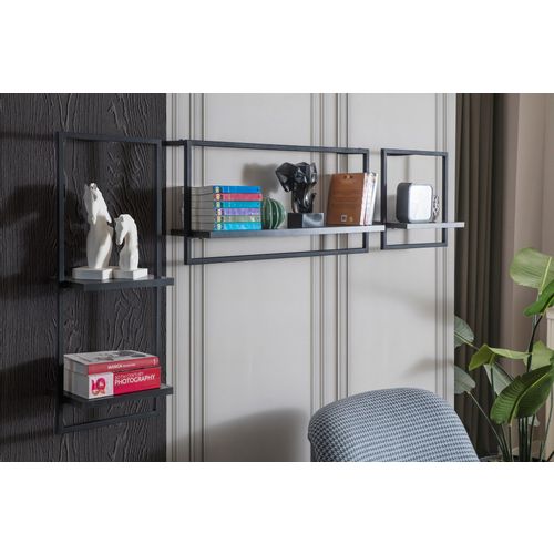 Set - Black Black Wall Shelf slika 3