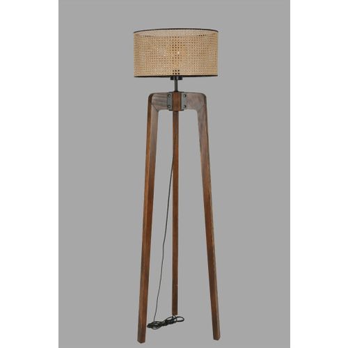 Podna Lampa od Oraha i Bež Boje Model 8580-5 slika 2