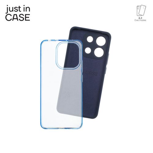 2u1 Extra case MIX PLUS paket maski za telefon Redmi Note 13 PLAVI slika 2