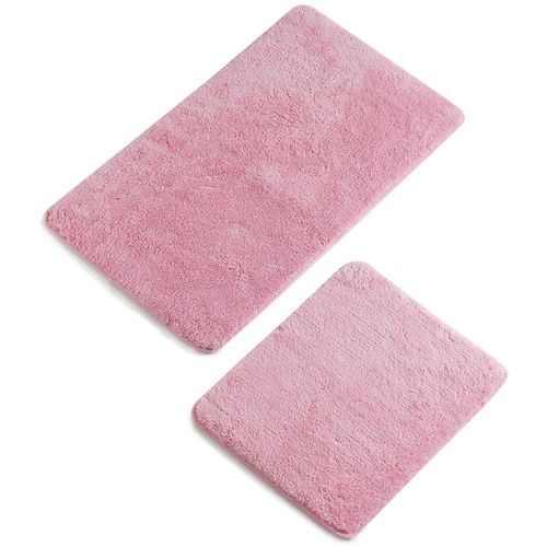 Colourful Cotton Set akrilnih kupaonskih prostirača (2 komada) Color of - Candy Pink slika 2