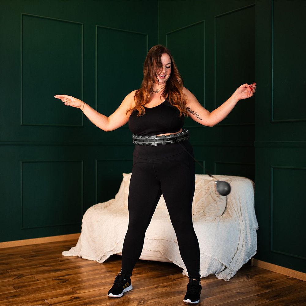 Hhw12 plus size hula hoop crni s utegom hms slika 4