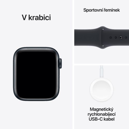 Apple Watch SE GPS 40mm Midnight with Midnight Sport Band - M/L slika 8