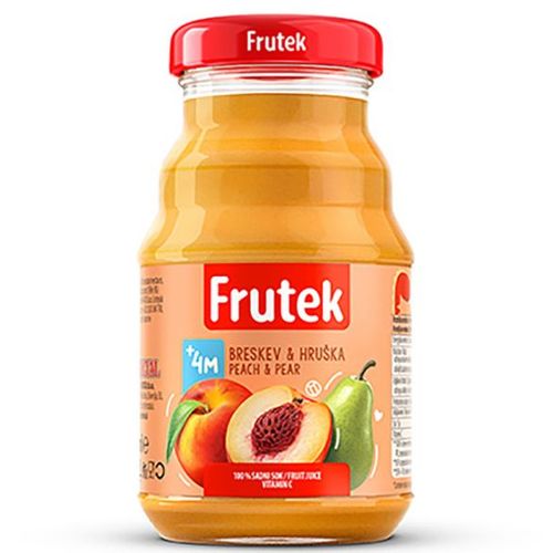 Frutek sok od breskve i kruške 125 ml 4M+ slika 1