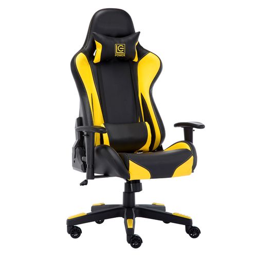 GAMING STOLICA LC Power LC-GC-600BY Gaming Chair Black/Yellow slika 1