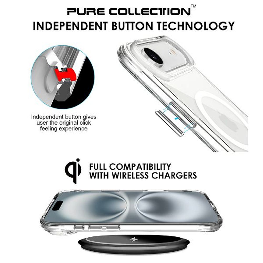MM TPU IPHONE AIR - DROP-PROOF PURE MAGSAFE clear slika 4