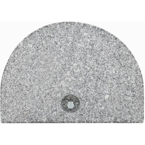 Stalak za suncobran od granita 10 kg zaobljeni sivi slika 17