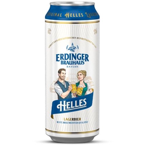 Erdinger Brauhaus Helles pivo 0,5l 24/limenka slika 1