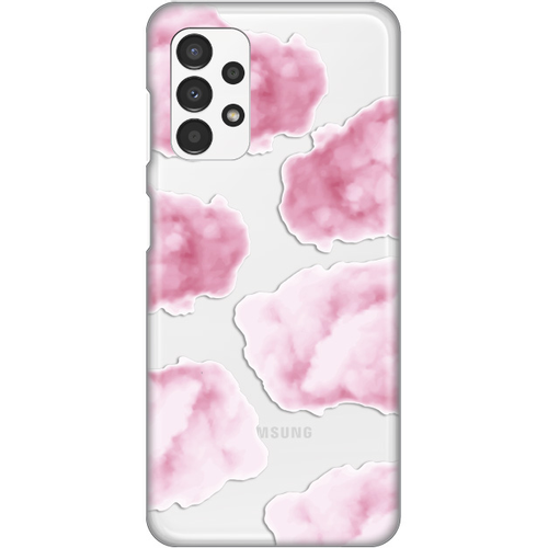 Torbica Silikonska Print Skin za Samsung A135F Galaxy A13 4G Pink Clouds slika 1