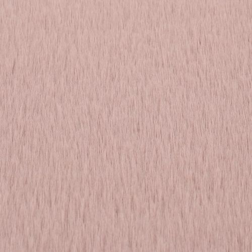 Tepih od umjetnog zečjeg krzna 80 cm blijedo ružičasti slika 2