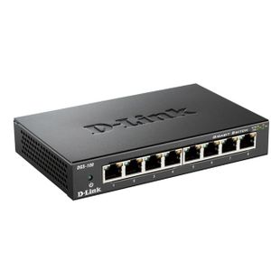 D-Link switch neupravljivi, DGS-108/E (metalno kućište)