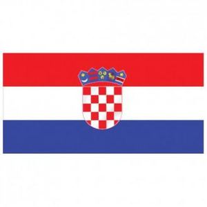 Zastava Republike Hrvatske 60x30 cm, bez resica, mesh