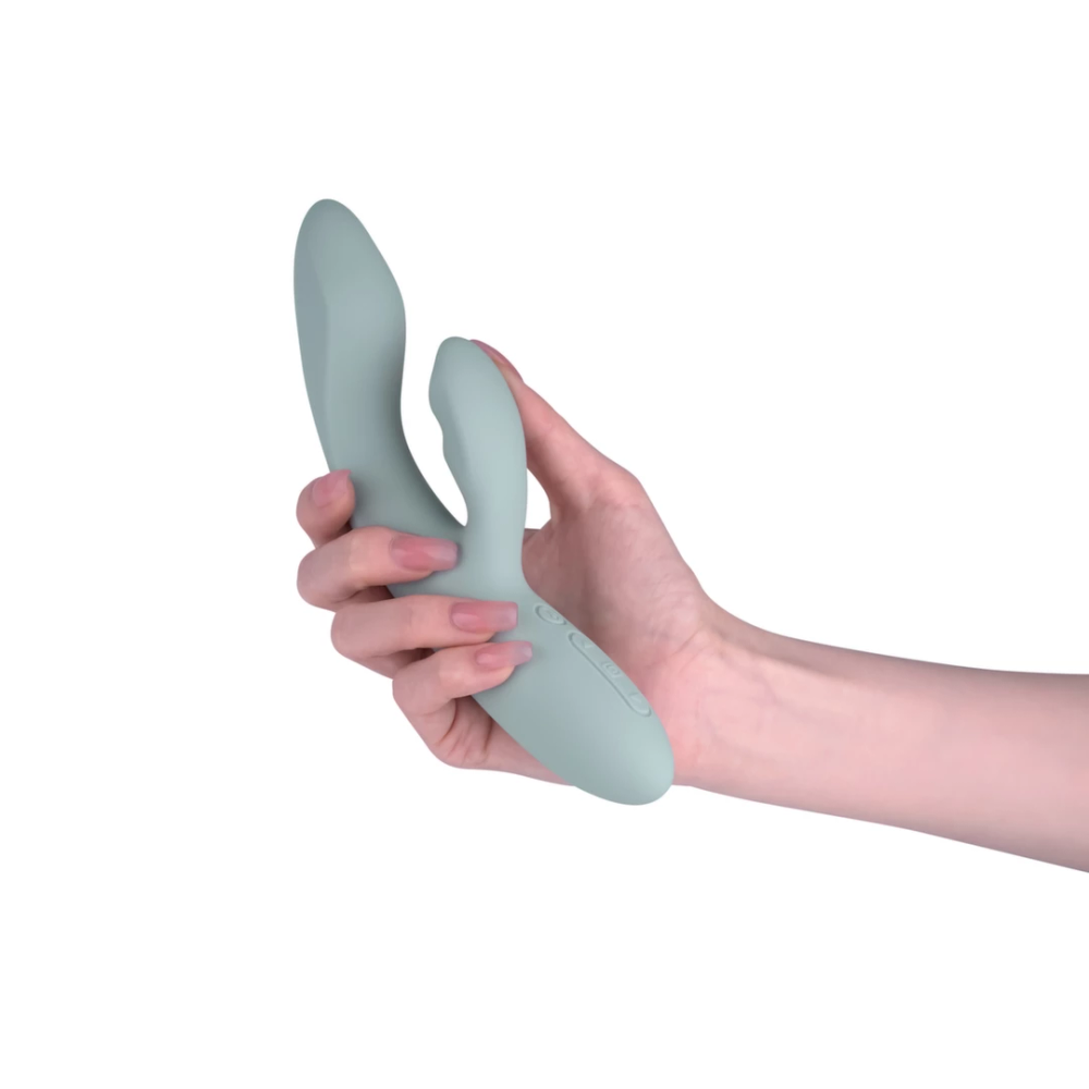 Svakom - Chika App-Controlled Grijanje G-točke i vibrator za klitoris Tirkizno siva slika 7