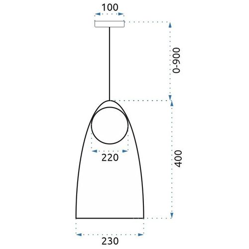 TOOLIGHT Viseća svjetiljka APP1029-1CP slika 12