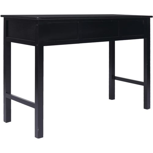Pisaći stol crni 110 x 45 x 76 cm drveni slika 21