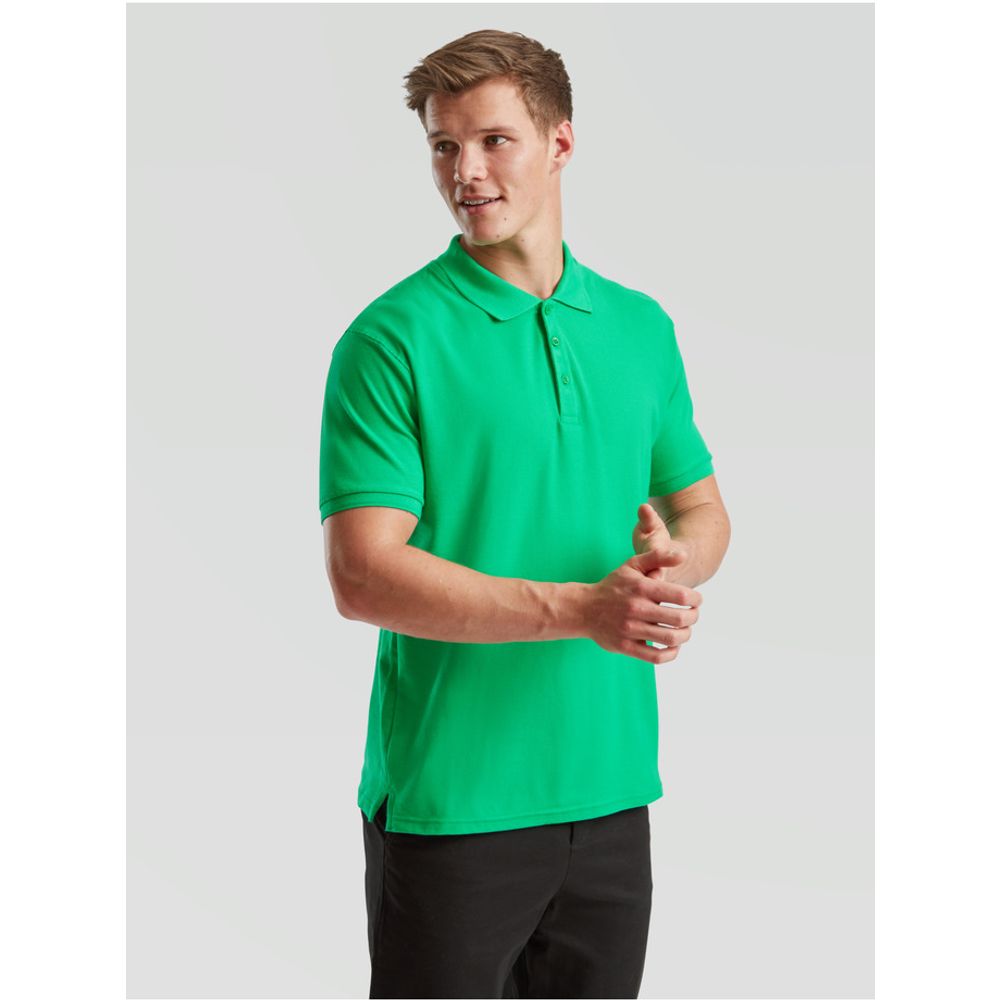Fruit Of The Loom Polo majica kratkih rukava 180g - Zelena XXL slika 2
