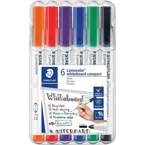 Staedtler 341 WP6 Lumocolor Whiteboardmarker razvrstano (izbor boje nije moguć) slika 1