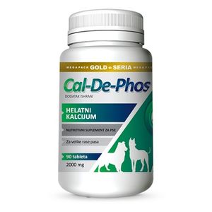 Cal-De-Phos Gold kalcijum za pse 60tbl