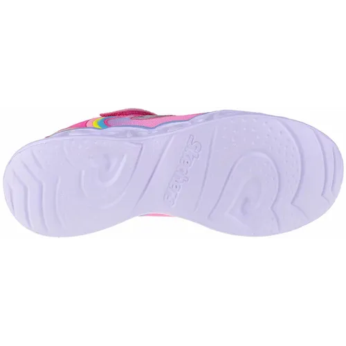 Skechers heart lights-rainbow lux dječje tenisice 302308l-pkmt slika 17