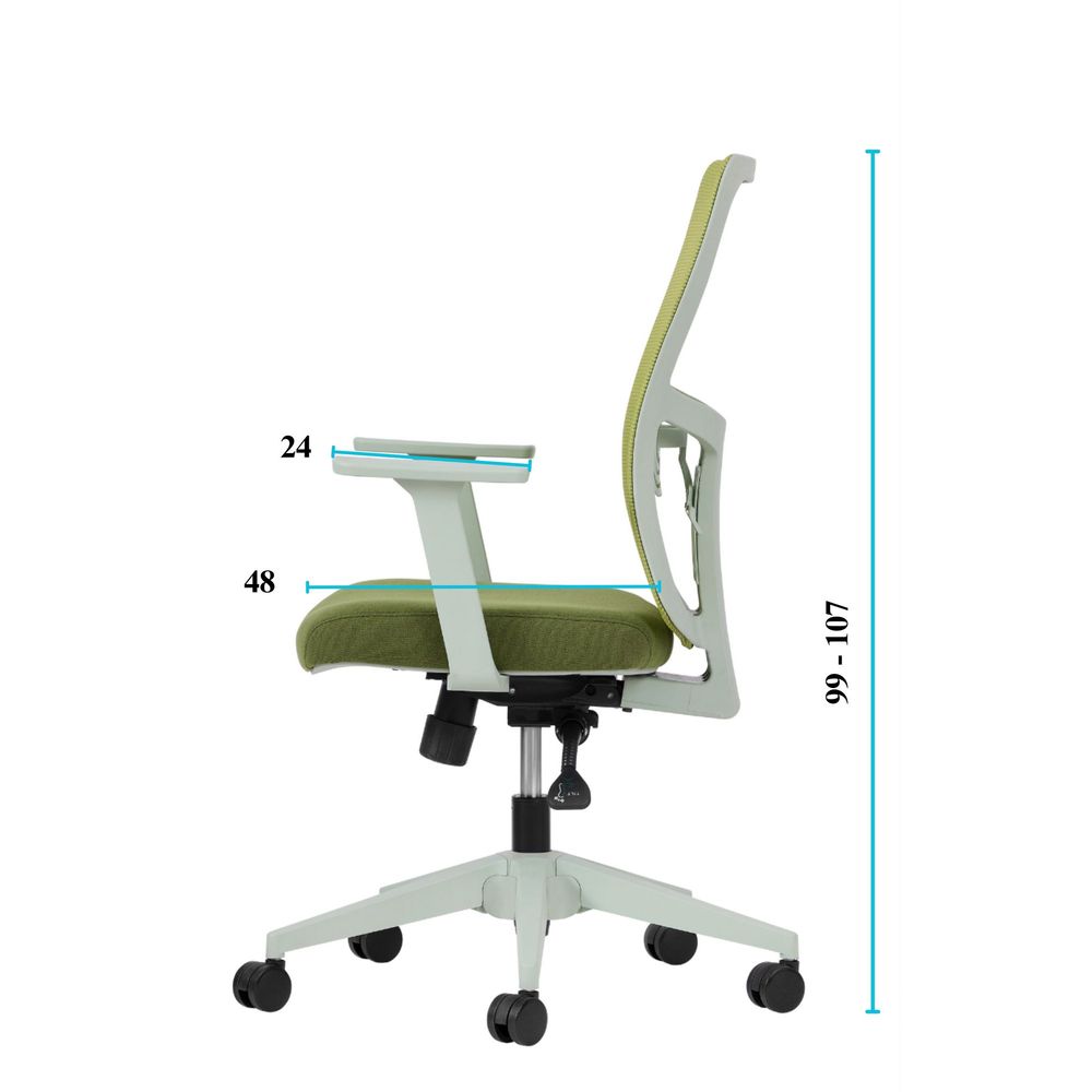 Set kancelarijskih stolica Lumbar 108 - zelena boja (2 komada) slika 11