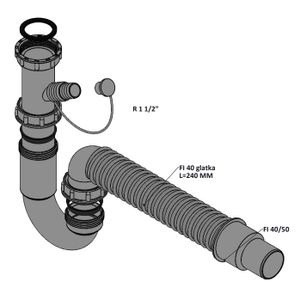 Fleksibilni sifon SHR 30524