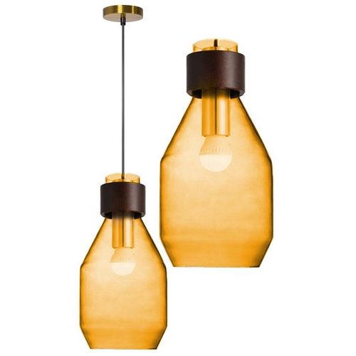TOOLIGHT Staklena stropna svjetiljka narančasta APP434-1CP slika 1