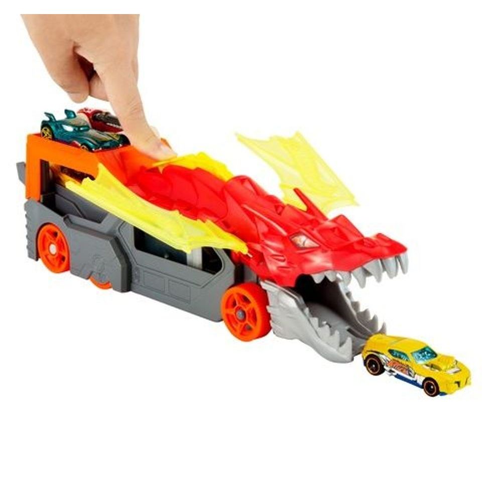 Hot Wheels Zmaj trnsporter ispaljivač sa autićem  slika 3