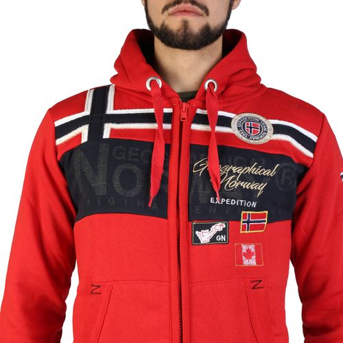 Geographical Norway Garadock muški hoodie/dukserica red slika 3