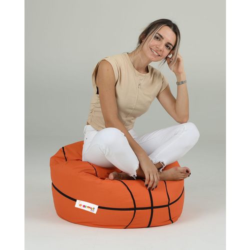 Atelier Del Sofa Vreća za sjedenje, Basketball Kids Pouf - Tile Red slika 6