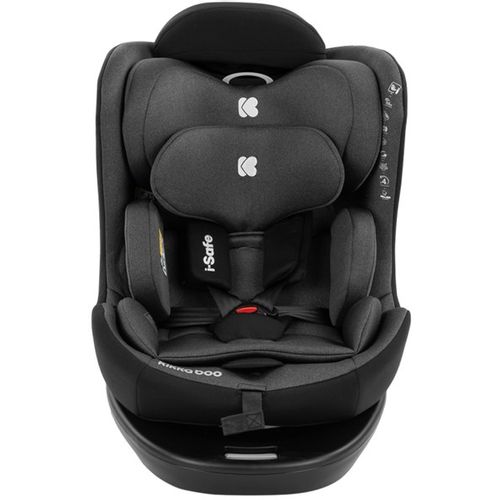 Kikka Boo Rotirajuća auto-sjedalica i-Safe i-Size 0-36kg (40-150cm) Isofix, Dark Grey slika 7