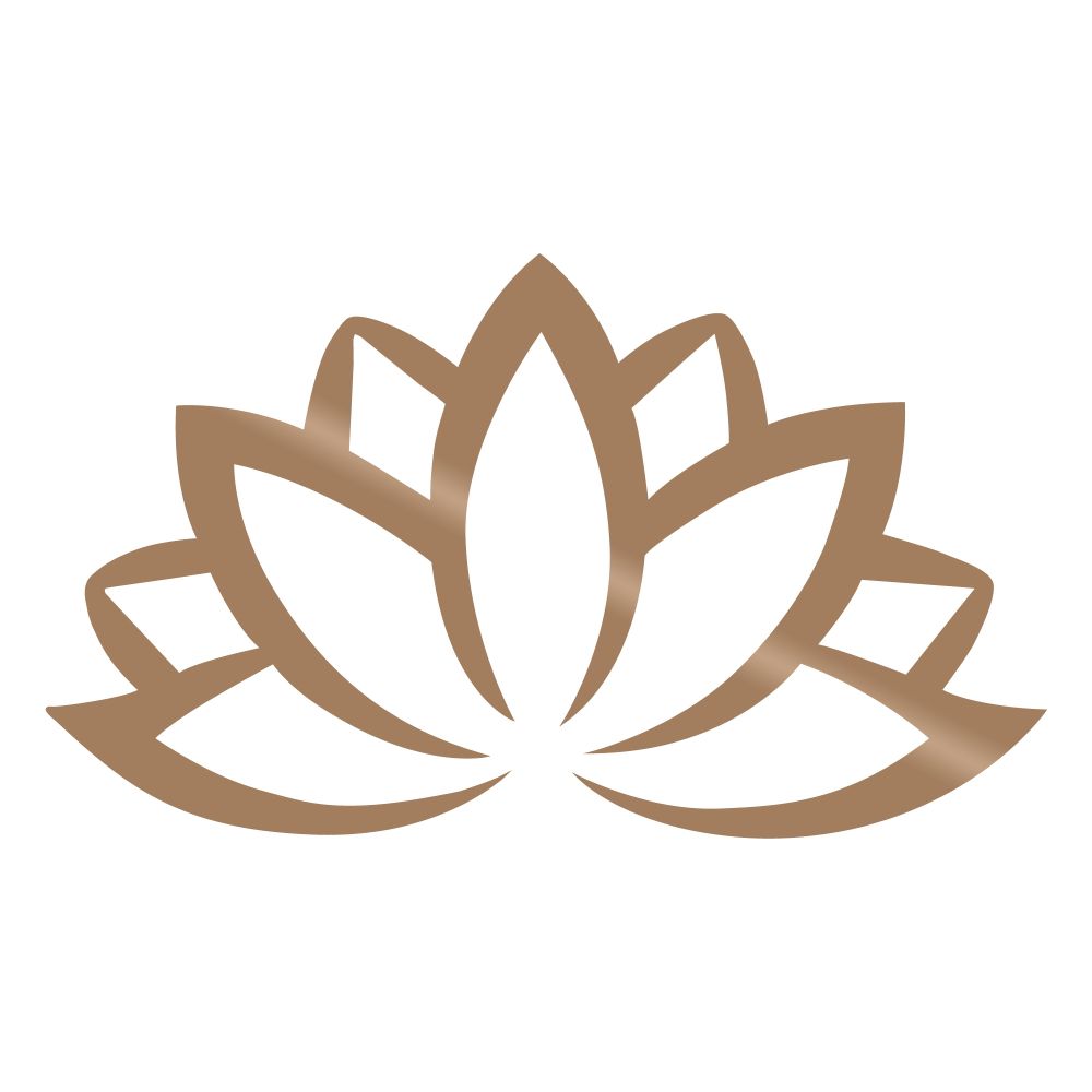 Lotus Flower 2 - Ukrasni Metalni Zidni Dodatak od Bakra slika 2