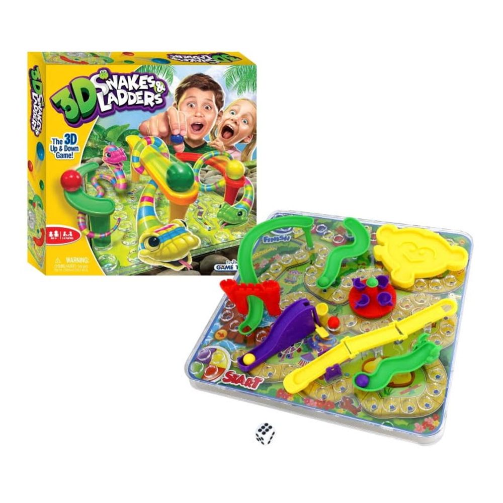 FunVille Društvena igra 3D Snakes & Ladders slika 1