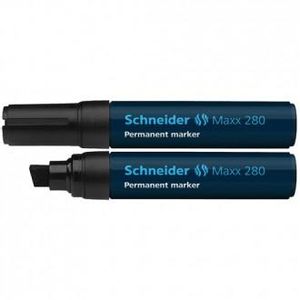 Flomaster Schneider, permanent marker, Maxx 280, 4-12 mm, crni