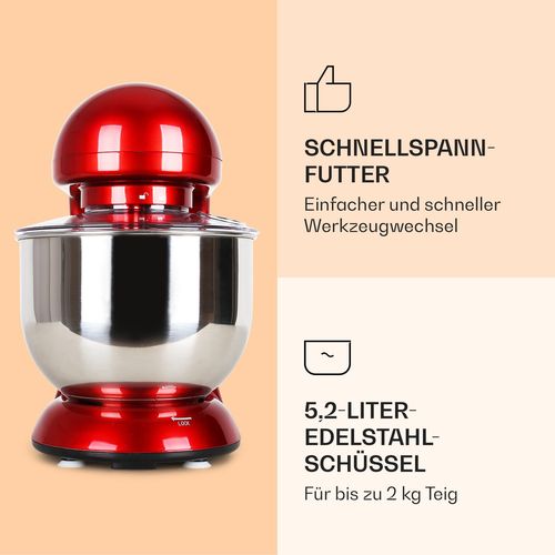 Klarstein Bella kuhinjski robot, Crvena slika 15