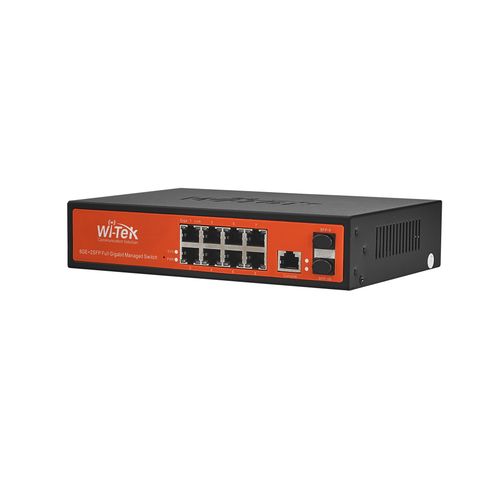 Wi-Tek WI-MS310GF 8GE+2SFP Ports L2 Managed Switch slika 4