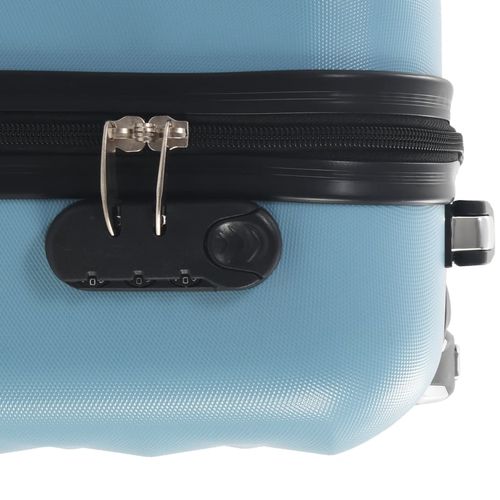Čvrsti kovčeg s kotačima plavi ABS slika 25